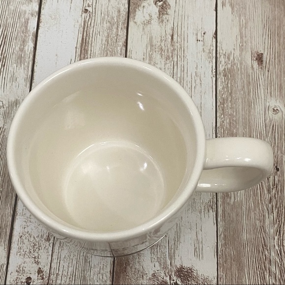 Vintage 2006 Starbucks White with Metal Base Mug - Picture 3 of 9